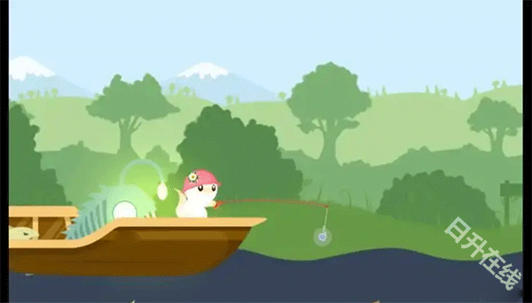 小猫钓鱼