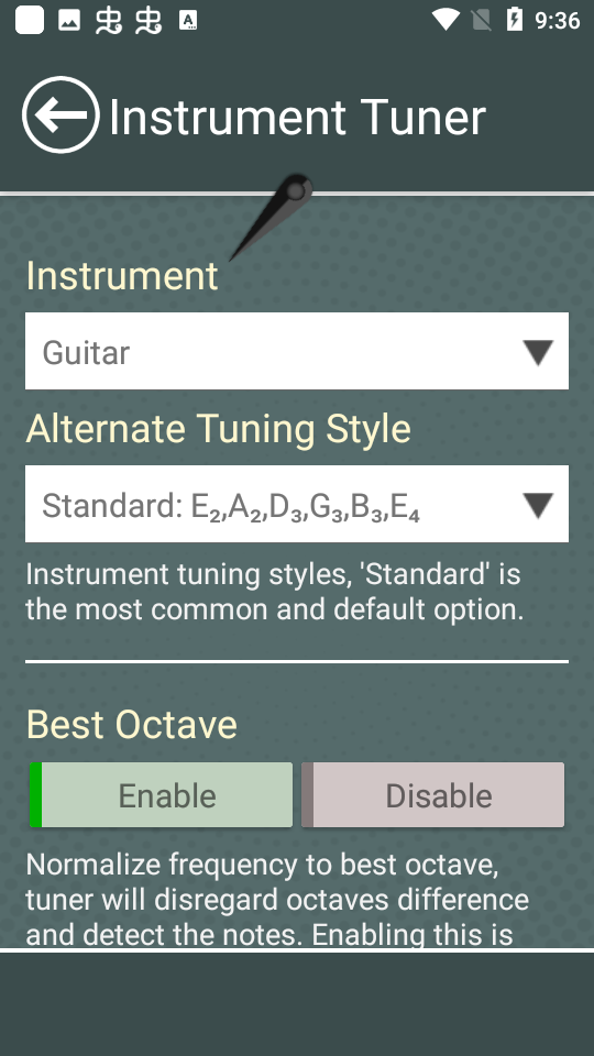 instrument tuner