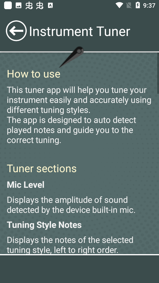 instrument tuner
