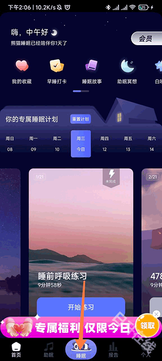 熊猫睡眠