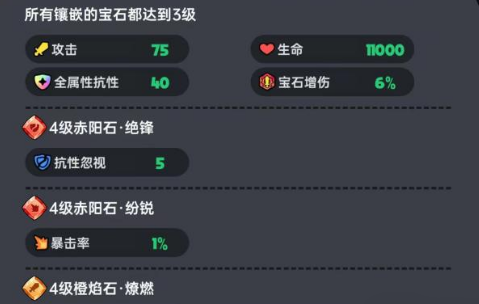 英勇之地s1赛季宝石选择及属性详解