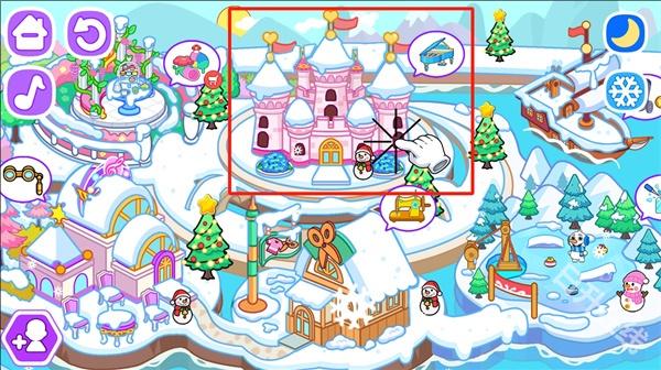 冰雪公主世界城堡娃娃屋派对