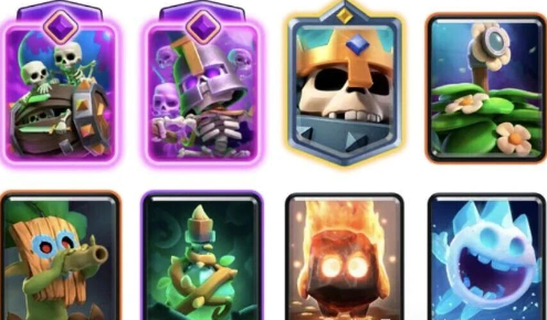 皇室战争骷髅帝王低费用速转卡组分享