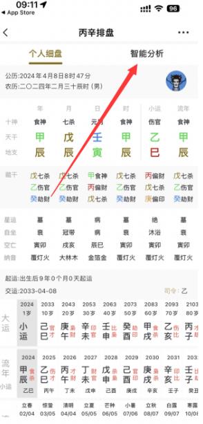 丙辛排盘